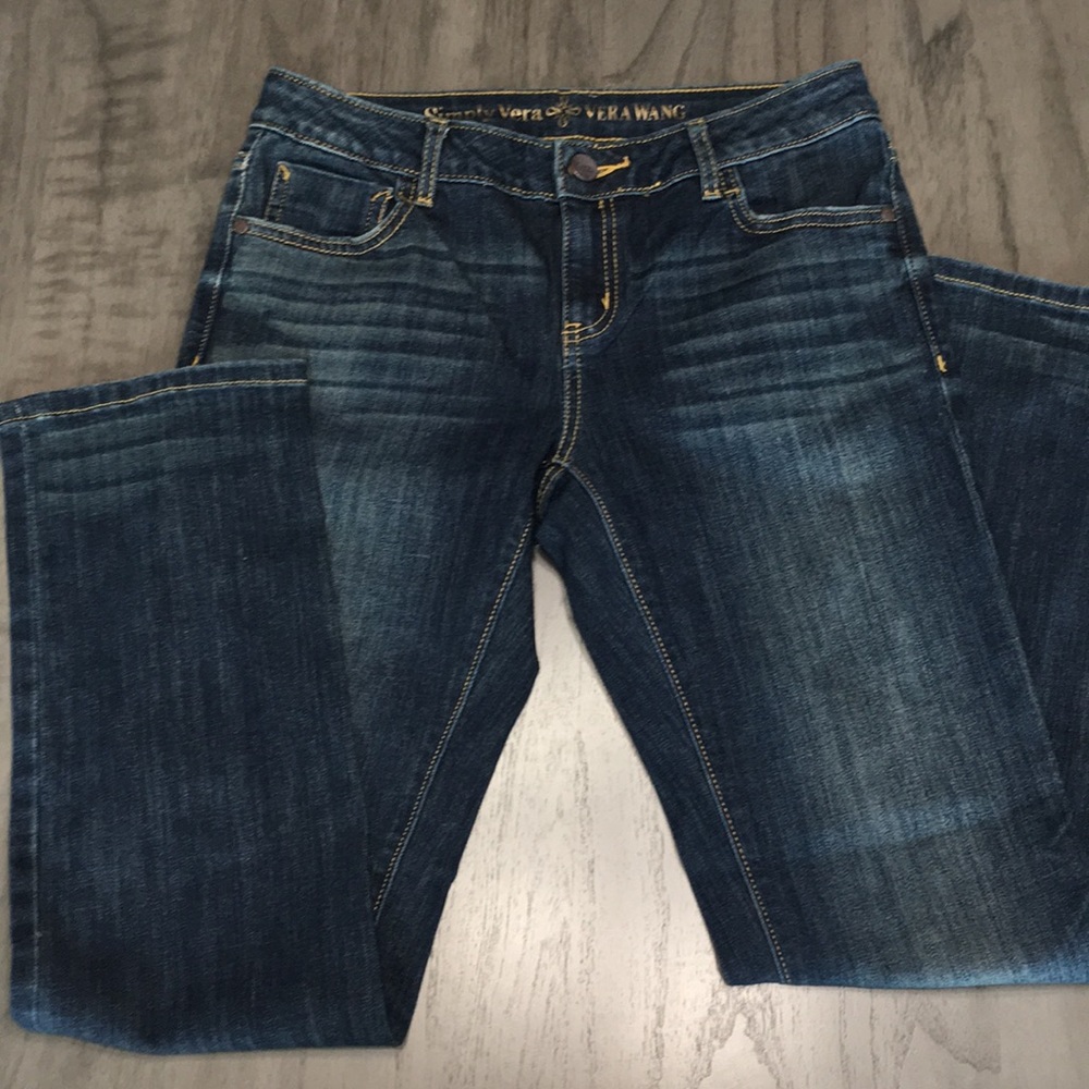 Simply Vera-Vera Wang Roll Cuff Capri EUC